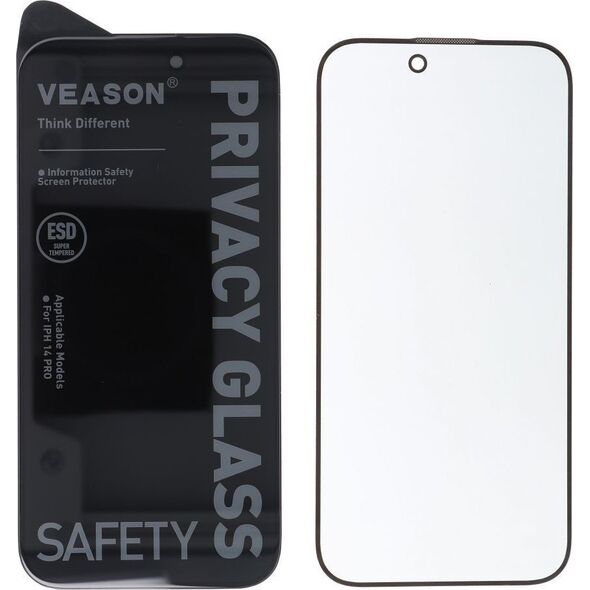Hofi Szkło Hartowane 6D Pro Veason Privacy Glass - do Iphone 7 / 8 / SE 2020 / SE 2022 czarny