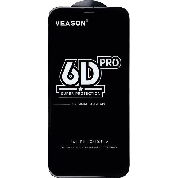 TelForceOne Szkło Hartowane 6D Pro Veason Glass - do Motorola G22 / E22s / E32 / E32s czarny
