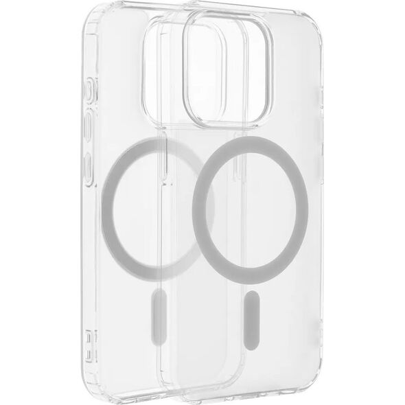 OEM Futerał FROST MAG COVER kompatybilny z MagSafe do IPHONE 15 transparentny