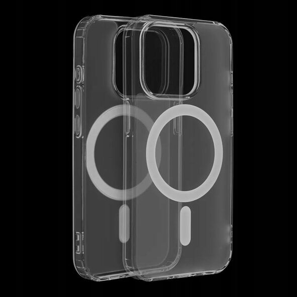 OEM Futerał FROST MAG COVER kompatybilny z MagSafe do IPHONE 15 transparentny