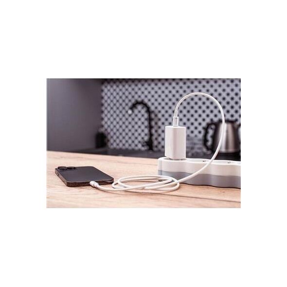 Kabel USB ForCell FORCELL F-ENERGY C339 kabel Typ C do Typ C PD QC4.0 5A 100W 1 m biały