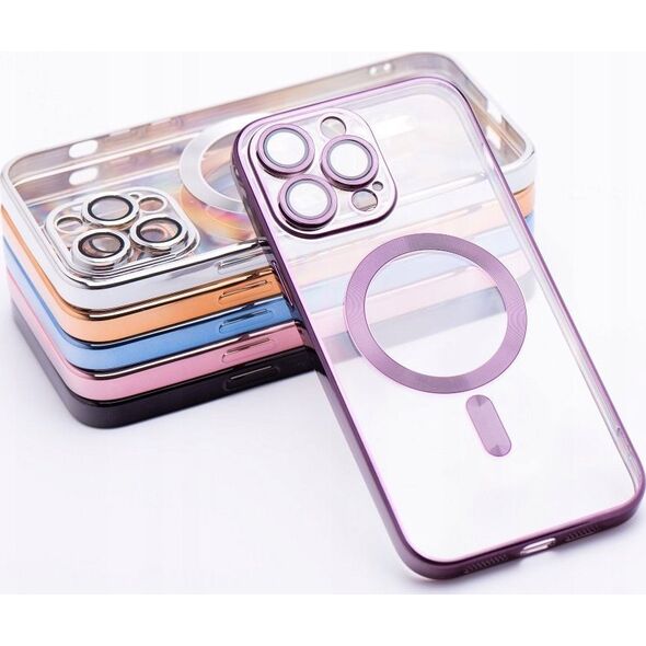 OEM Futerał ELECTRO MAG COVER kompatybilny z MagSafe do IPHONE 16 Pro fioletowy