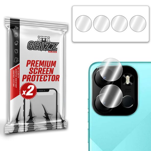 GrizzGlass HybridGlass Camera Tecno Pop 7 Pro