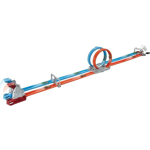 Hot Wheels Mattel Hot Wheels Tor Podwójna Pętla + 2 autka
