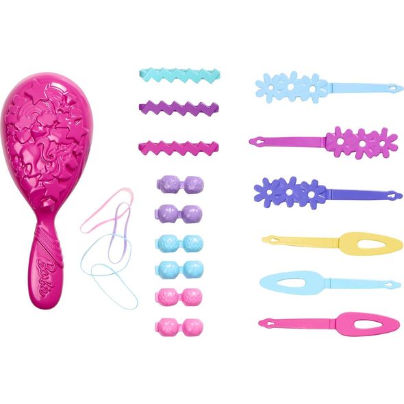 Lalka Barbie Mattel Głowa do stylizacji i akcesoria blond HMD88