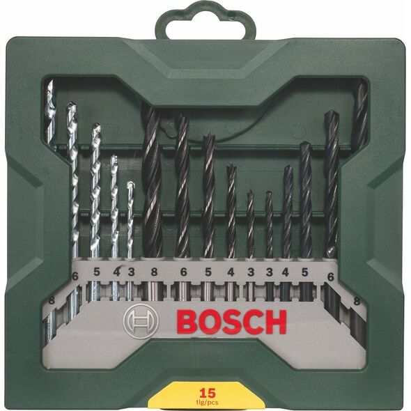Wiertło Bosch Bosch Mini X-Line Zestaw wierteł - 15 częściowy 2607019675