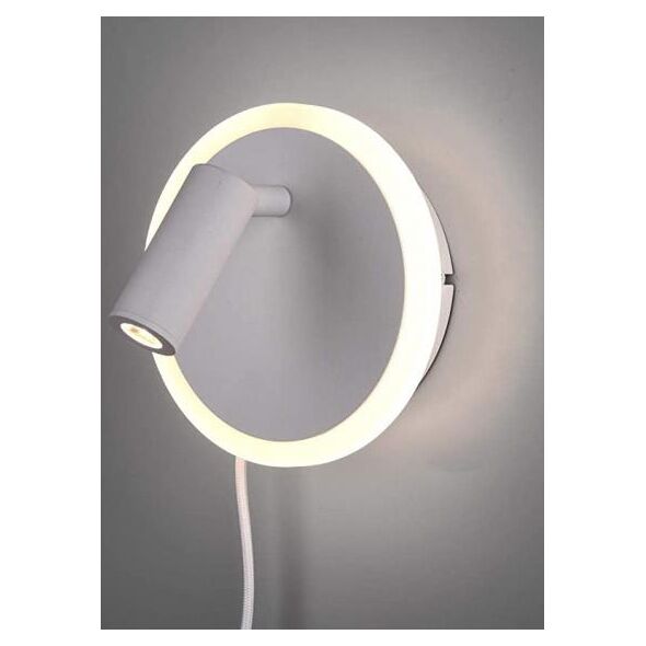 Kinkiet Trio kinkiet Jordani led 15 cm stal 200/550lm 3000K biały