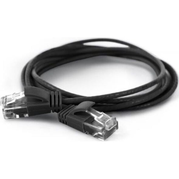 Wantec Wantec Patchkabel UTP CAT6a d=2,8mm 0,25m schwar