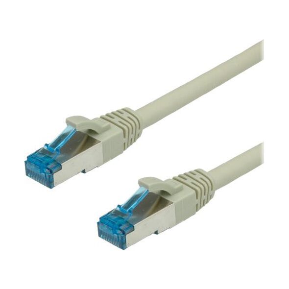 Value Patchcord Cat6a, S/FTP, LSZH, 15m, szary (21.99.0868)