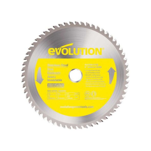 Evolution Piła widiowa TCT do cięcia stali nierdzewnej 230mm 60z (EVO-230-60-SN)