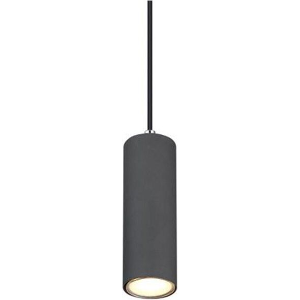 Lampa wisząca Globo Lampa wisząca Robby 57911HG do sypialni drewno grafitowa