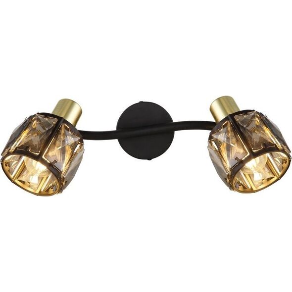 Lampa sufitowa Globo Lampa sufitowa Indiana 54357-2B z regulacją czarna przydymiona