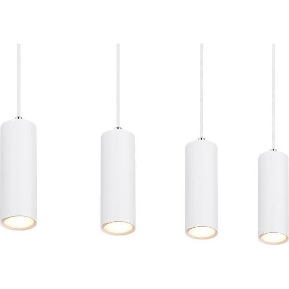 Lampa wisząca Globo Wisząca lampa Robby 57911-4HW nad kuchenną wyspę biała