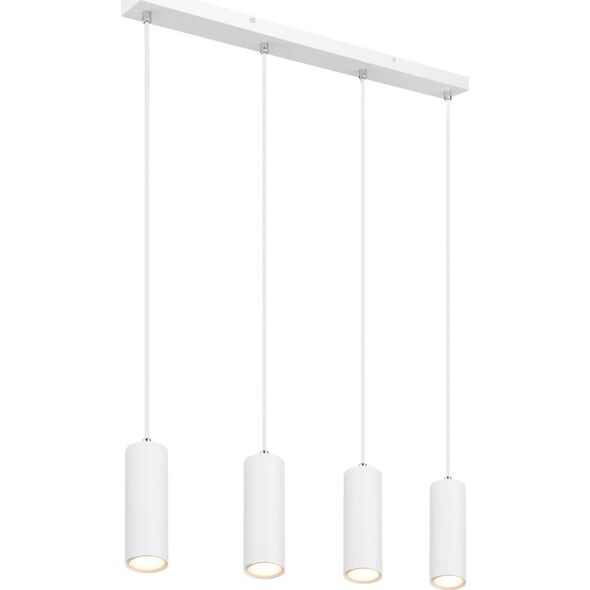Lampa wisząca Globo Wisząca lampa Robby 57911-4HW nad kuchenną wyspę biała