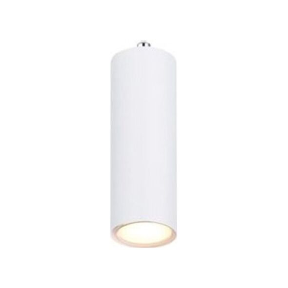 Lampa wisząca Globo Wisząca lampa Robby 57911HW loftowa tuba do pokoju biała