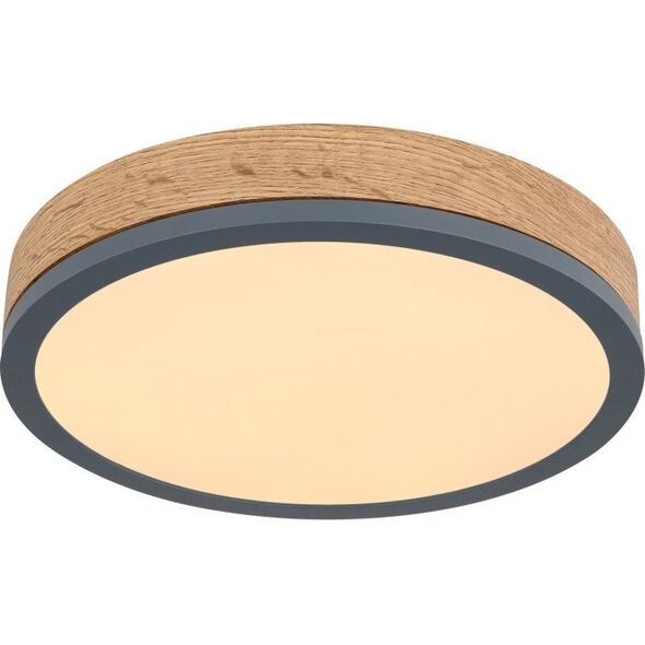 Lampa sufitowa Globo Sufitowa lampa Doro 416080WD1R okrągła LED 12W drewno