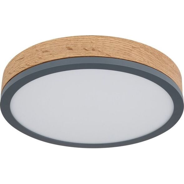Lampa sufitowa Globo Sufitowa lampa Doro 416080WD1R okrągła LED 12W drewno