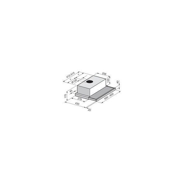 Okap Allenzi Allenzi S2 60 W