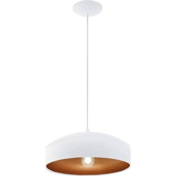 Lampa wisząca EGLO Lampa wisząca MOGANO 1 biała (94606 - EGLO) - żyrandol