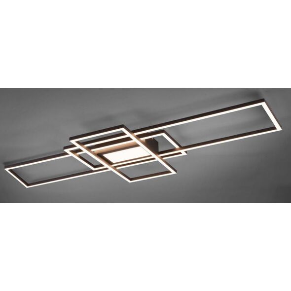 Lampa sufitowa Trio RL lampa sufitowa Irvine 105 cm led 60W stalowy antracyt