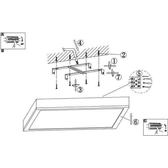 Lampa sufitowa Globo Skandynawska LAMPA sufitowa DORO 416080WD3 Globo ekologiczny plafon LED 36W 3000K do gabinetu drewno