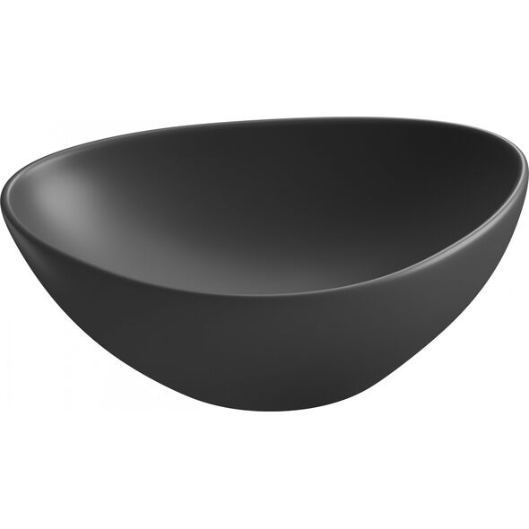 Umywalka Cersanit nablatowa Moduo 45 nieregularna Antracyt mat (K116-105)