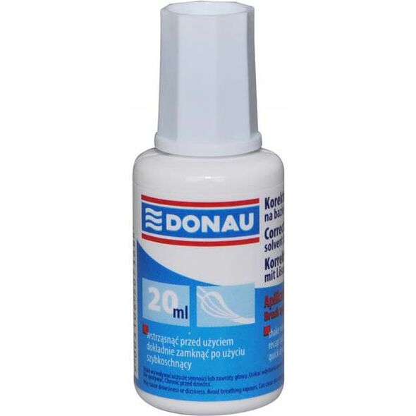 Donau KOREKTOR PŁYN PĘDZELEK 20ML (7615001-99)