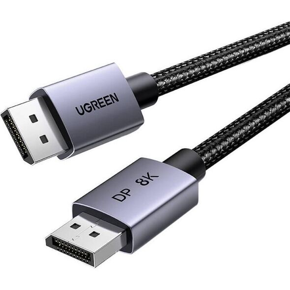 Kabel Ugreen Kabel UGREEN DP120 DisplayPort 1.4 8K60Hz 32.4Gbps 1m czarny