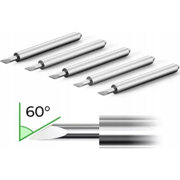 TelForceOne Zestaw ostrzy 60° do xTool M1 (5 sztuk)