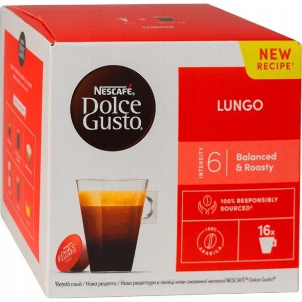 Coffee capsules NESCAFE(r) Dolce Gusto(r) Lungo, 16 pcs.