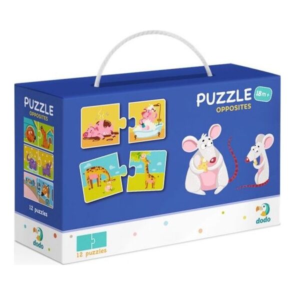 Dodo Puzzle 12x2 Zwierzęta - przeciwieństwa