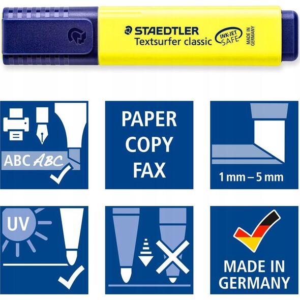 Staedtler STAEDTLER Textmarker Textsurfer classic 4er-Set sort. retail