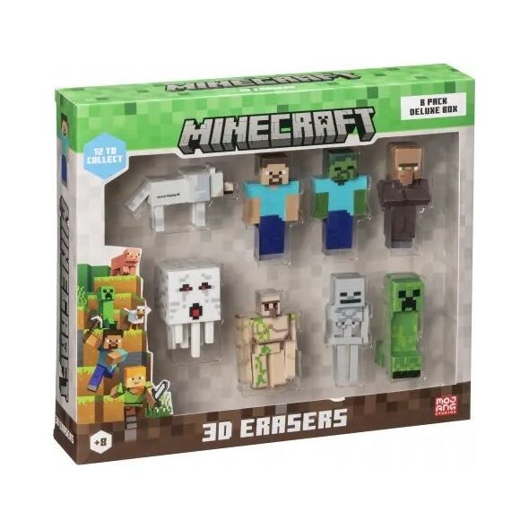 Figurka Inno3D *****MINECRAFT 3D Erasers 8pack DeluxeBox vA 10944
