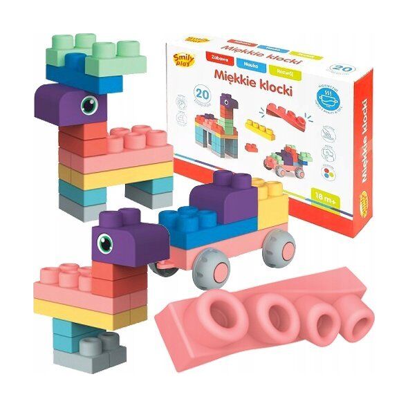 Smily Play Miękkie klocki 20el SmilyPlay SP84944 49443