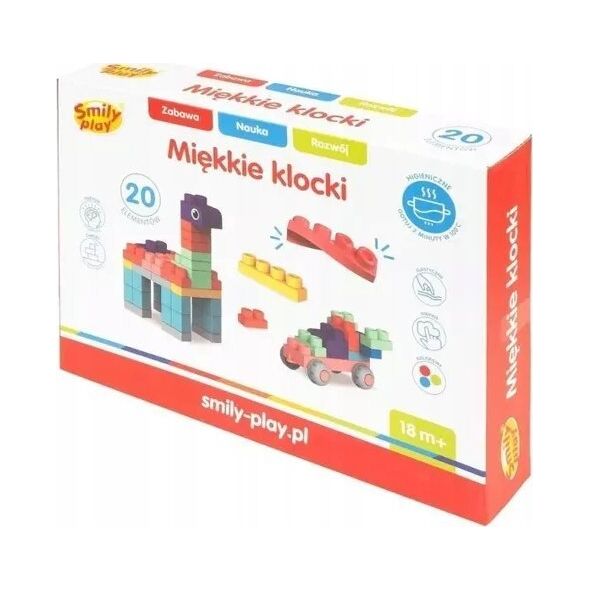 Smily Play Miękkie klocki 20el SmilyPlay SP84944 49443