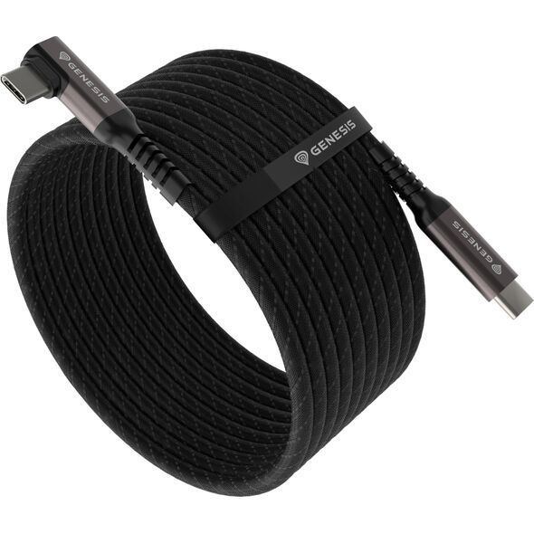 Kabel USB Genesis USB-C - USB-C 5 m Czarny (NVC-2219)