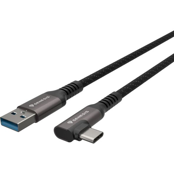 Kabel USB Genesis USB-A - USB-C 5 m Czarny (NVC-2221)