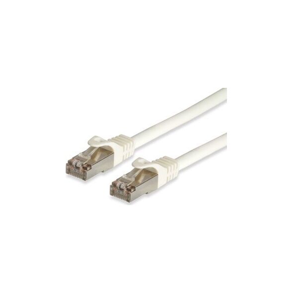 Equip Equip Patchkabel Cat6A S/FTP 2xRJ45 7.50m weiß Cat7 Rohkabel
