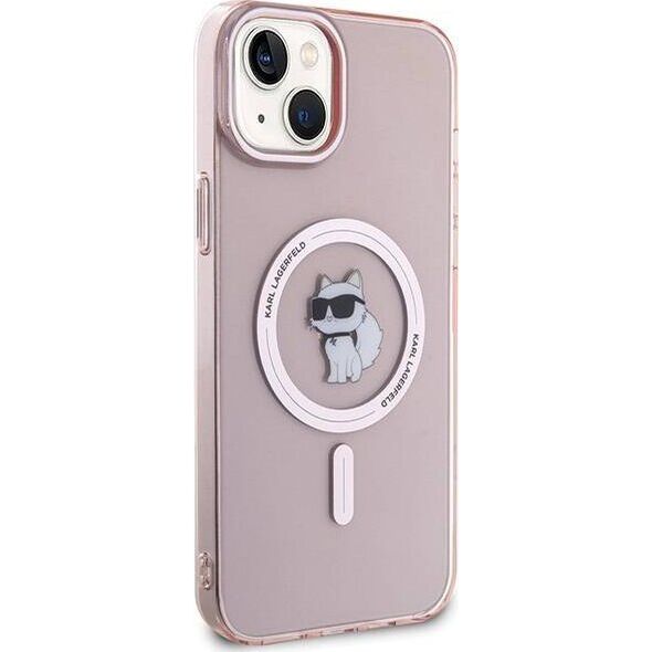 Karl Lagerfeld Karl Lagerfeld KLHMP15MHFCCNOP iPhone 15 Plus / 14 Plus 6.7" różowy/pink hardcase IML Choupette MagSafe