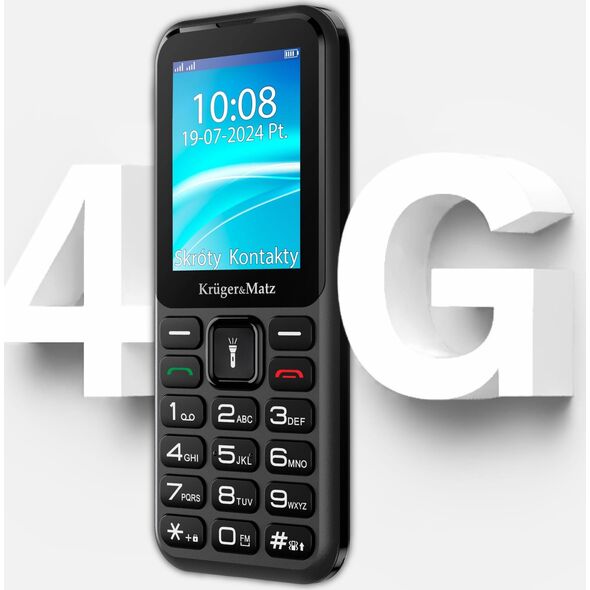 Telefon komórkowy Kruger&Matz Telefon GSM Kruger&amp|Matz Simple KM0940 4G