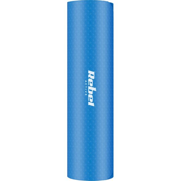 Rebel Mata treningowa RBA-3152 183 cm x 61 cm x 0.6 cm niebieski