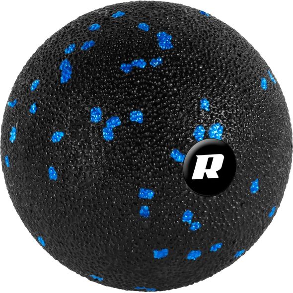 Rebel Zestaw wałek do masażu, roller, piłka, duoball , 3 elementy, kolor czarno-niebieski, materiał EPP, REBEL ACTIVE