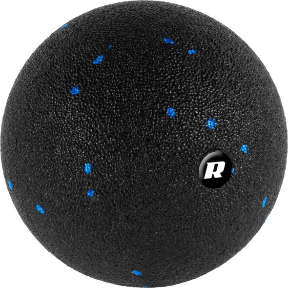 Rebel Zestaw wałek do masażu, mini roller, 2 piłki, 2 duoball-e , 6 elementów, kolor czarno-niebieski, materiał EPP, REBEL ACTIVE