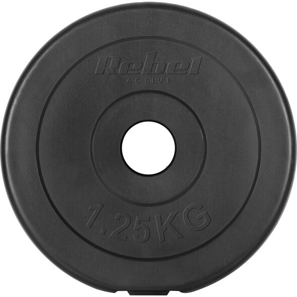 Rebel Zestaw obciążeń bitumicznych 4x1.25kg, otwór 31mm, talerz klasyczny, REBEL ACTIVE