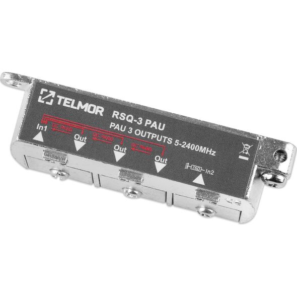 Konwerter światłowodowy Micron RSQ-3 PAU QUICK SPLITTER 3X 2.4G TELMOR