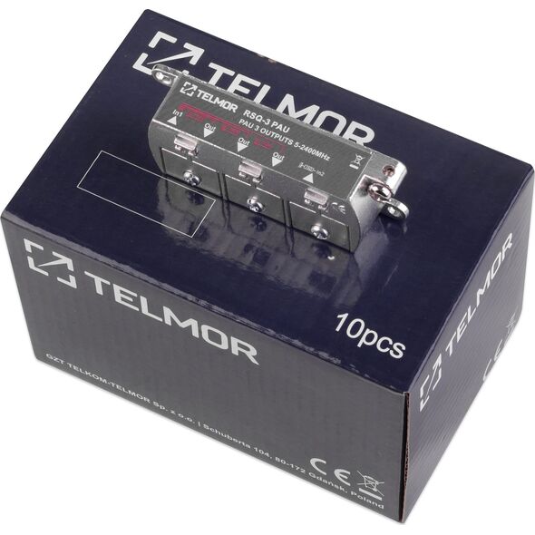 Konwerter światłowodowy Micron RSQ-3 PAU QUICK SPLITTER 3X 2.4G TELMOR