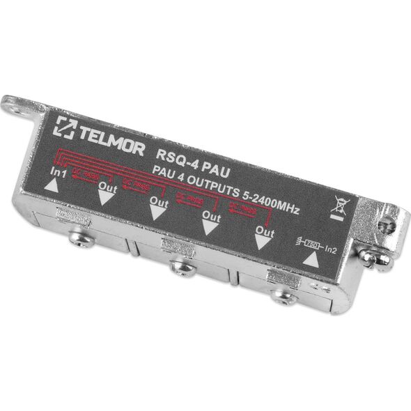 Konwerter światłowodowy Telkom-Telmor RSQ-4 PAU QUICK SPLITTER 4X 2.4G TELMOR