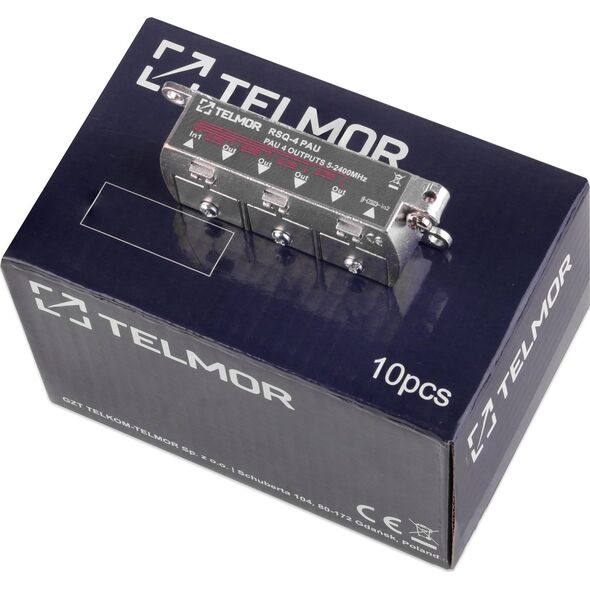Konwerter światłowodowy Telkom-Telmor RSQ-4 PAU QUICK SPLITTER 4X 2.4G TELMOR