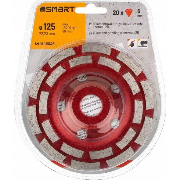 Smart tarcza diamentowa do szlifowania 2r 125mm SM-10-125G2R