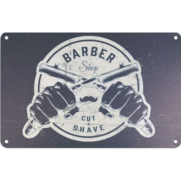 Activeshop Tablica ozdobna barber B034